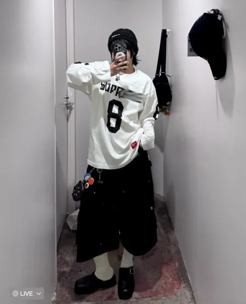 Supreme Football Jersey Black Gold Long-Sleeve Jersey - 6
