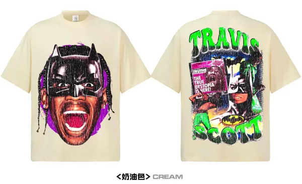 Travis Scott x Cactus Jack Batman Graphic Oversized T-Shirt Green - 12