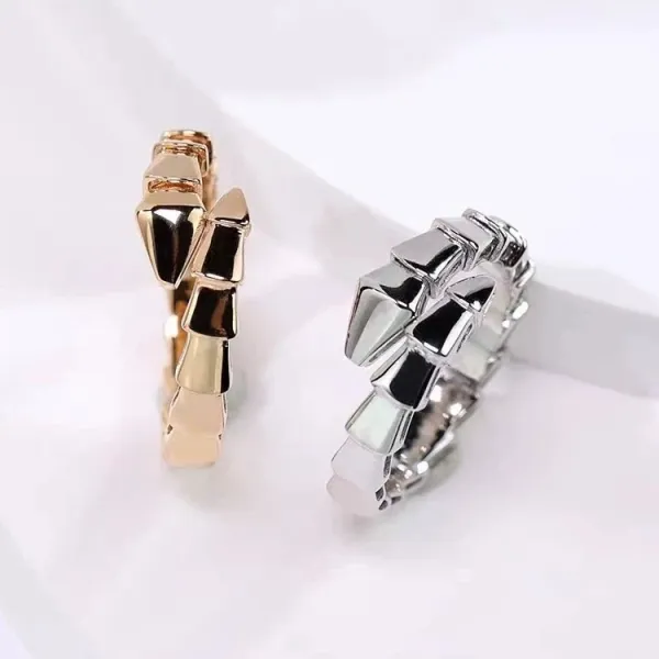 Design Geometric Pavé Diamond Ring Silver Jewelry - 11