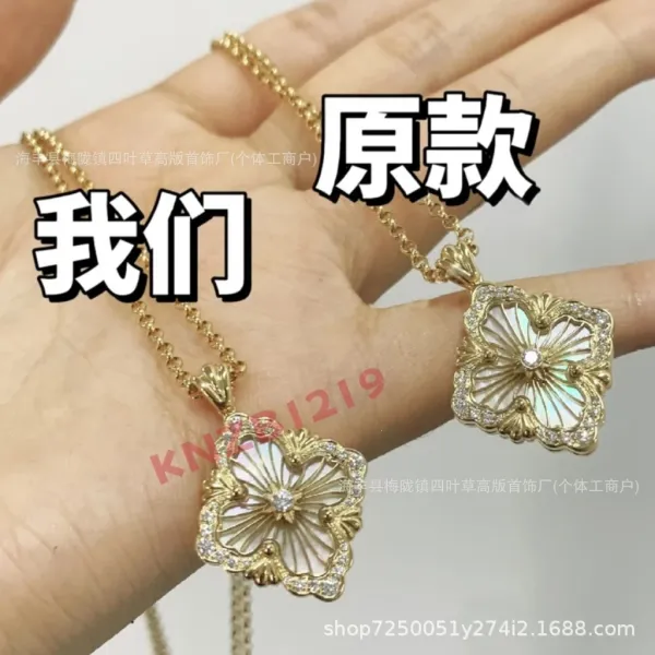 Design Floral Enamel Earrings with Red Guilloché Enamel and Cubic Zirconia - 10