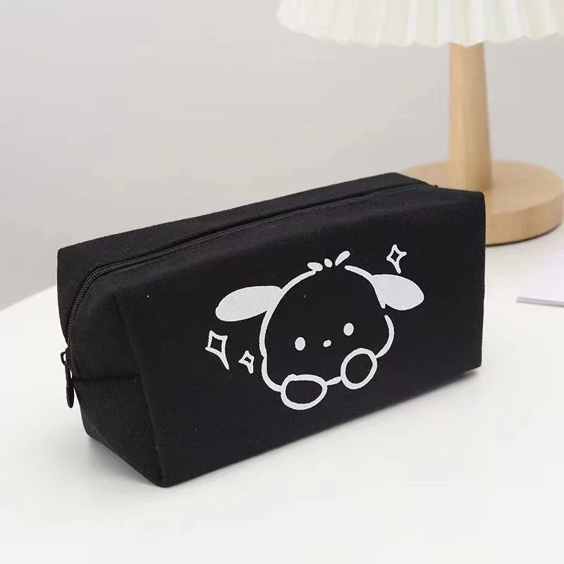 Sanrio Pompompurin Canvas Pouch Beige Bag Clutches - 23