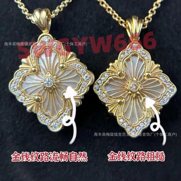 Design Floral Enamel Earrings with Red Guilloché Enamel and Cubic Zirconia - 18