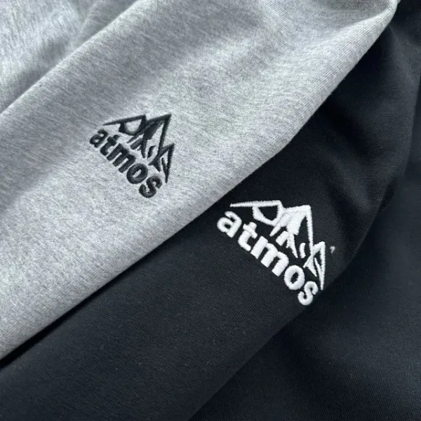 Design Columbia x atmos Collaboration Logo Back Print T-Shirt Gray T-Shirts - 25