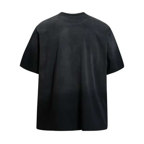 Design Mafaer Graphic Print Oversized T-Shirt Light Blue T-Shirts - 5