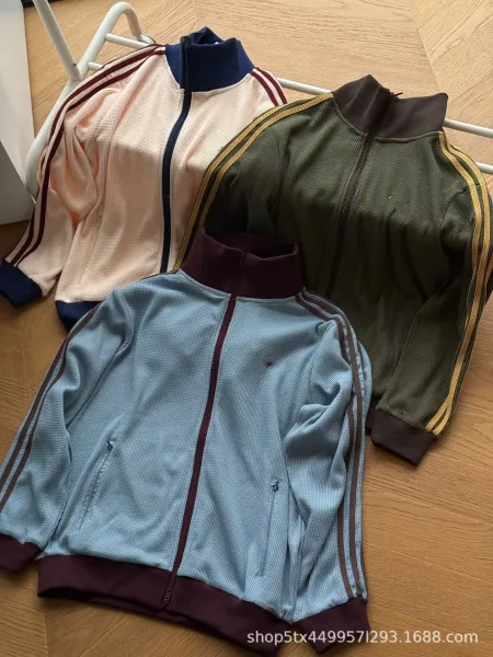 Adidas Originals Track Jacket Army Green with Gold Stripes - 3