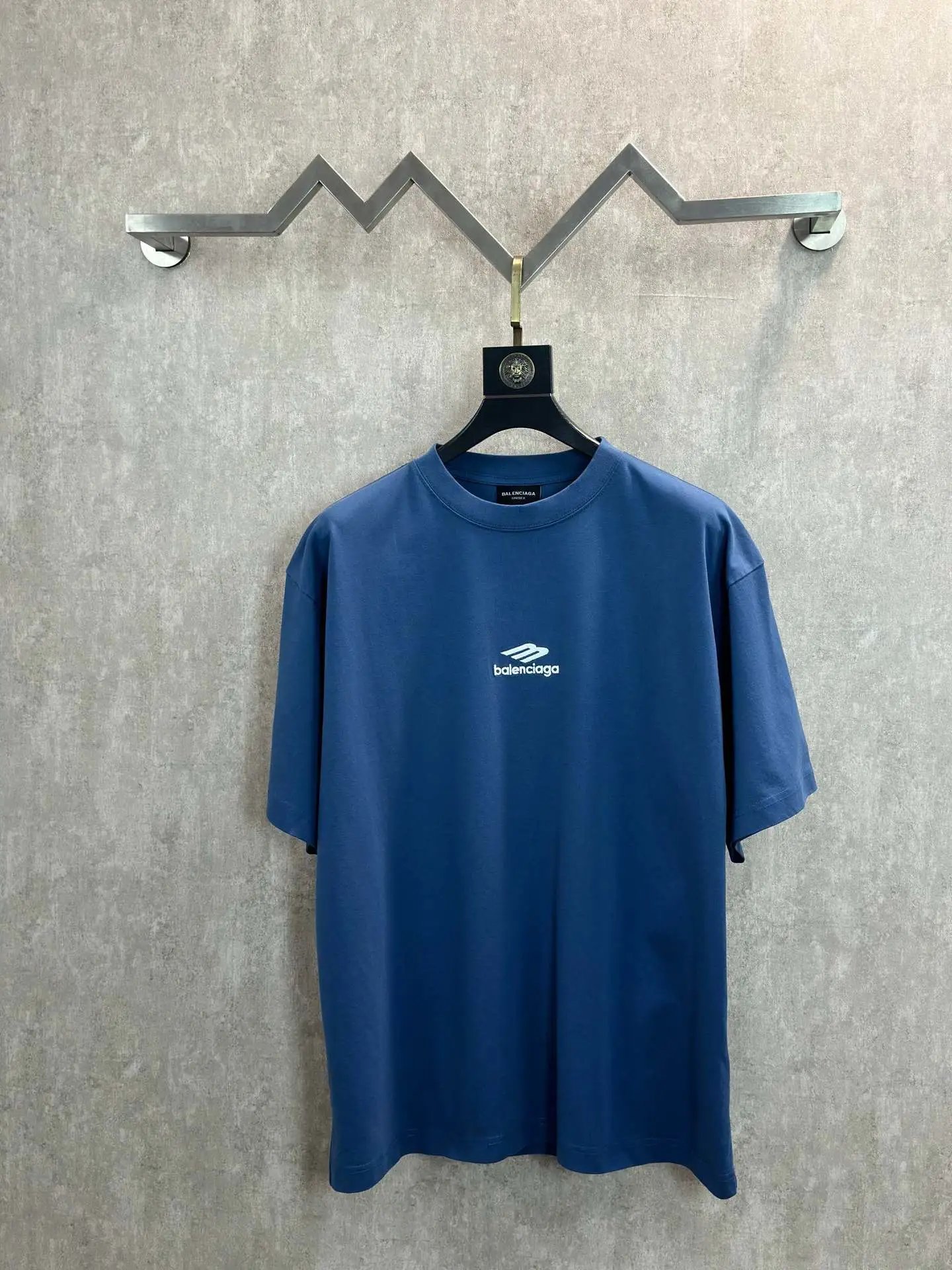 Balenciaga Collegiate Arch Logo 01 Black T-Shirt - 5
