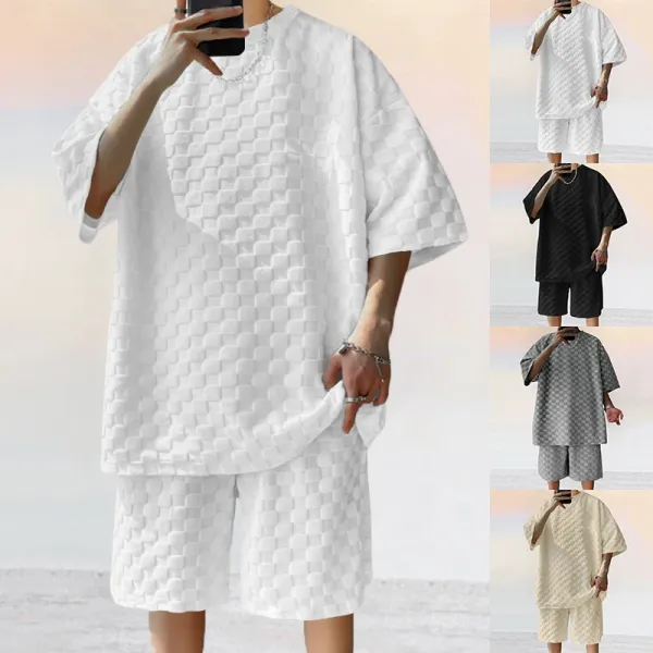 Design Checkerboard Oversized Set Gray - 2