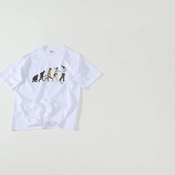 Design Evolution Print White T-Shirt - 1