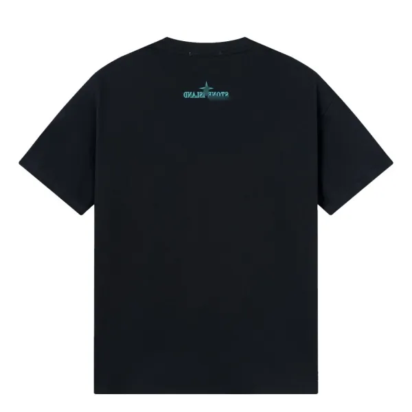 Stone Island Back Logo T-Shirt Black - 1