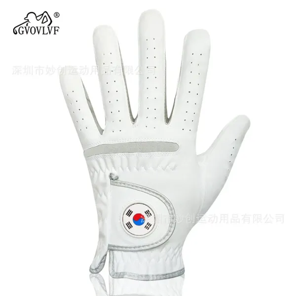 Design GVOLVLF Golf Glove White Gloves - 5