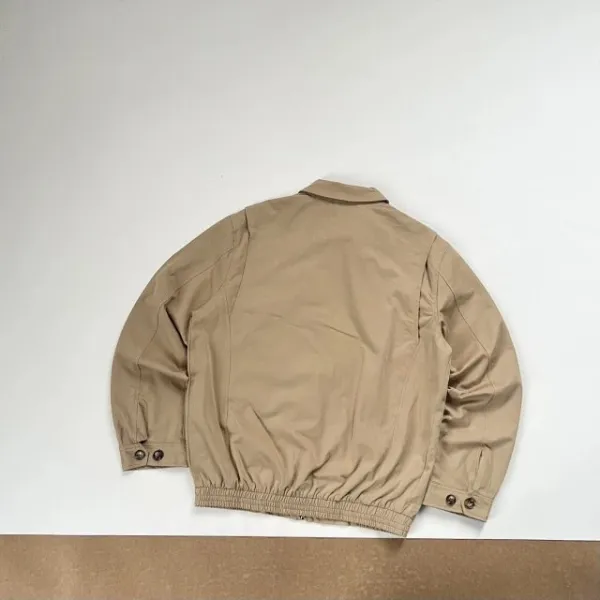 Design WIM WIM Beige Utility Jacket with Embroidered Logo Outerwear.jacket - 13