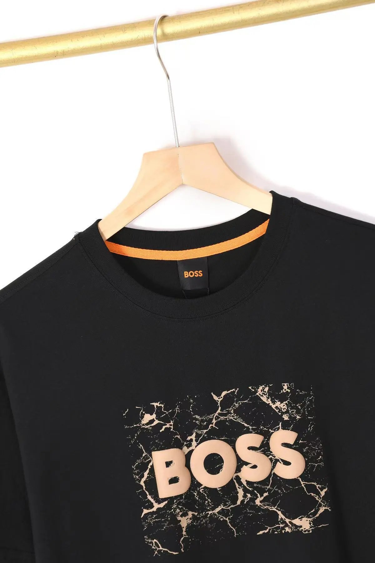 Hugo Boss Marble Logo Black T-Shirt - 7