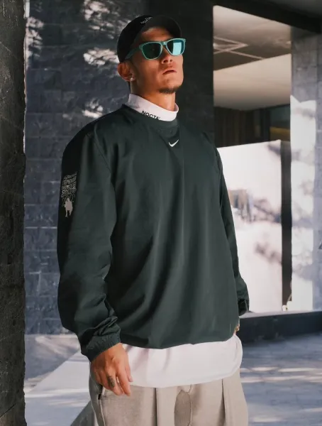 Nike NOCTA Windrunner Dark Green Windbreaker - 8