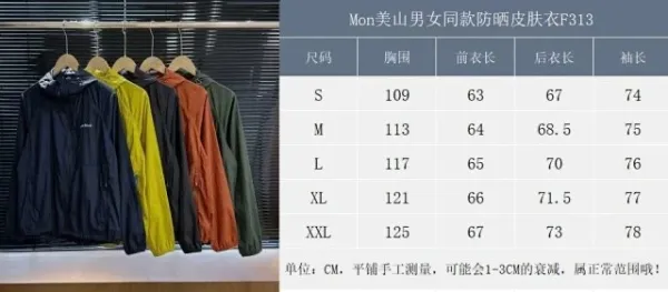 Design Montbell Versalite Jacket Orange / Black / Yellow / Green / Navy Outerwear - 23