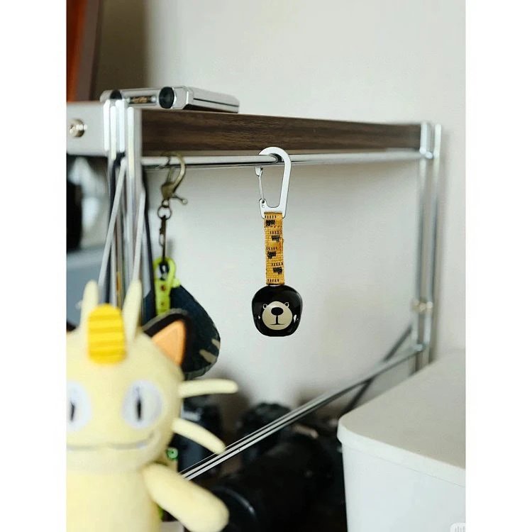 Mont-bell Bear Bell Black Outdoor Keychain