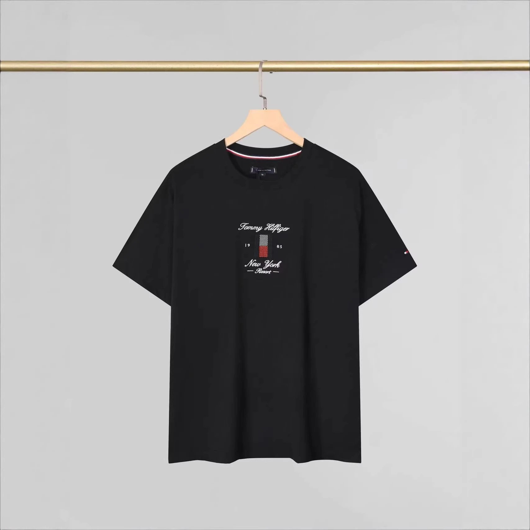 Tommy Hilfiger New York Resort Olive Green Classic Crewneck T-Shirt