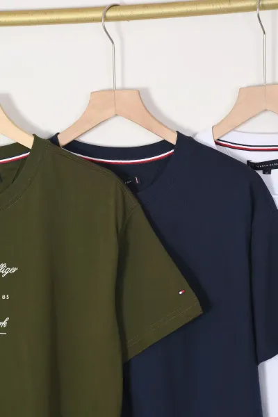 Tommy Hilfiger New York Resort Olive Green T-Shirt - 3