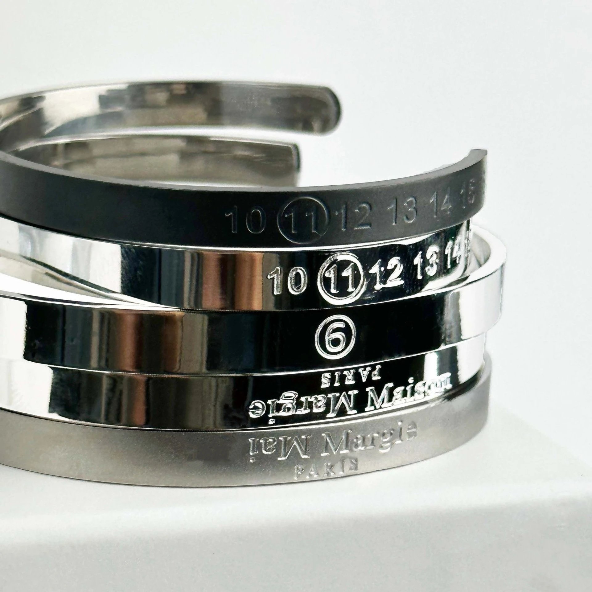 Design Cuff Bracelet Silver Metal Jewelry - 3