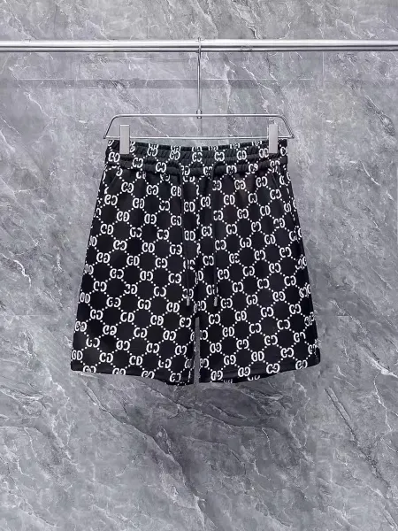 Gucci GG Marmont Print Black Shorts - 1