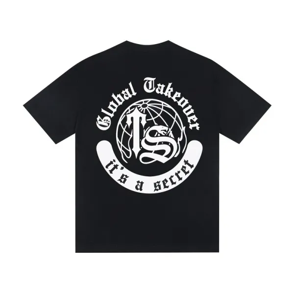 Trapstar Logo Print Black Sweat Shorts - 25