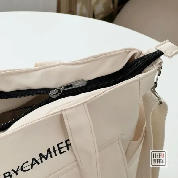Design MADEBYCAMIER Utility Tote Bag in Dusty Blue Tote Bag - 34