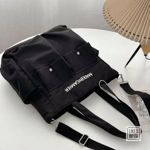 Design MADEBYCAMIER Utility Tote Bag in Dusty Blue Tote Bag - 48