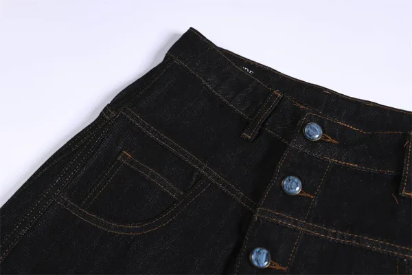 Design Riende Wide-Leg Denim Jeans Black Jeans - 7