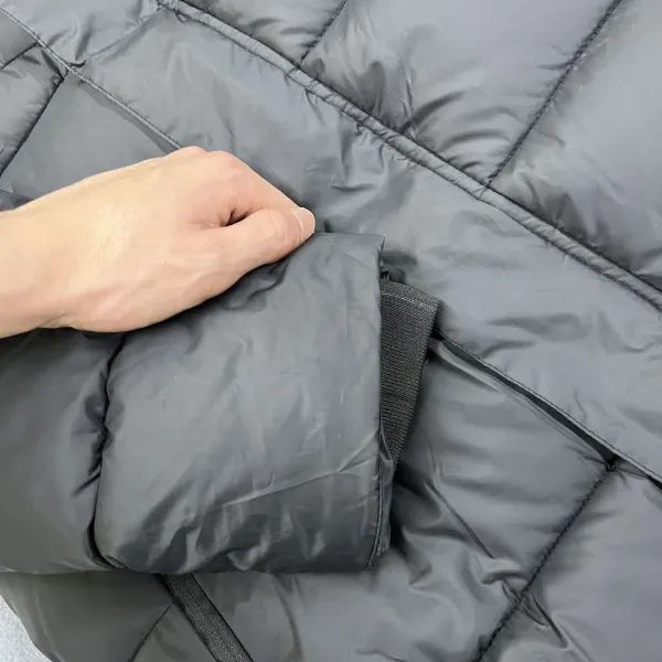 Nike Long Puffer Coat Black Down Jacket - 10