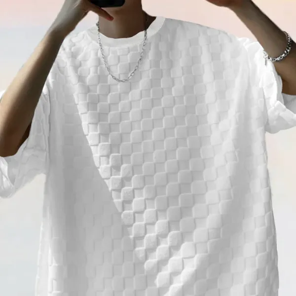 Design Checkerboard Oversized Set Gray - 5