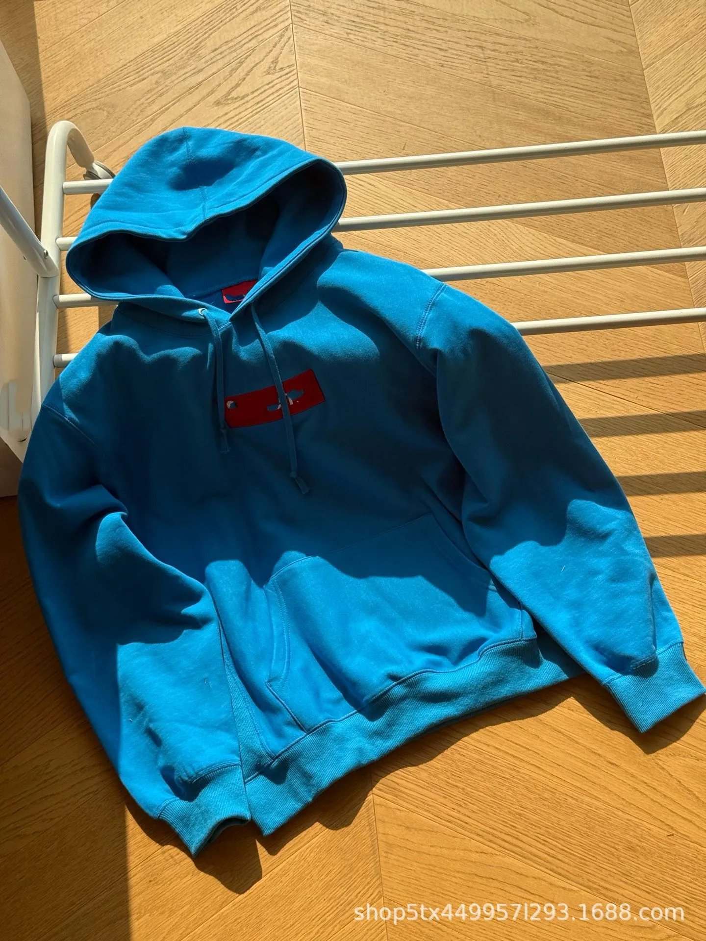 Supreme Box Logo Hoodie Bright Blue