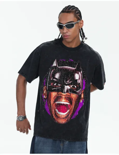 Travis Scott x Cactus Jack Batman Graphic Oversized T-Shirt Green - 20