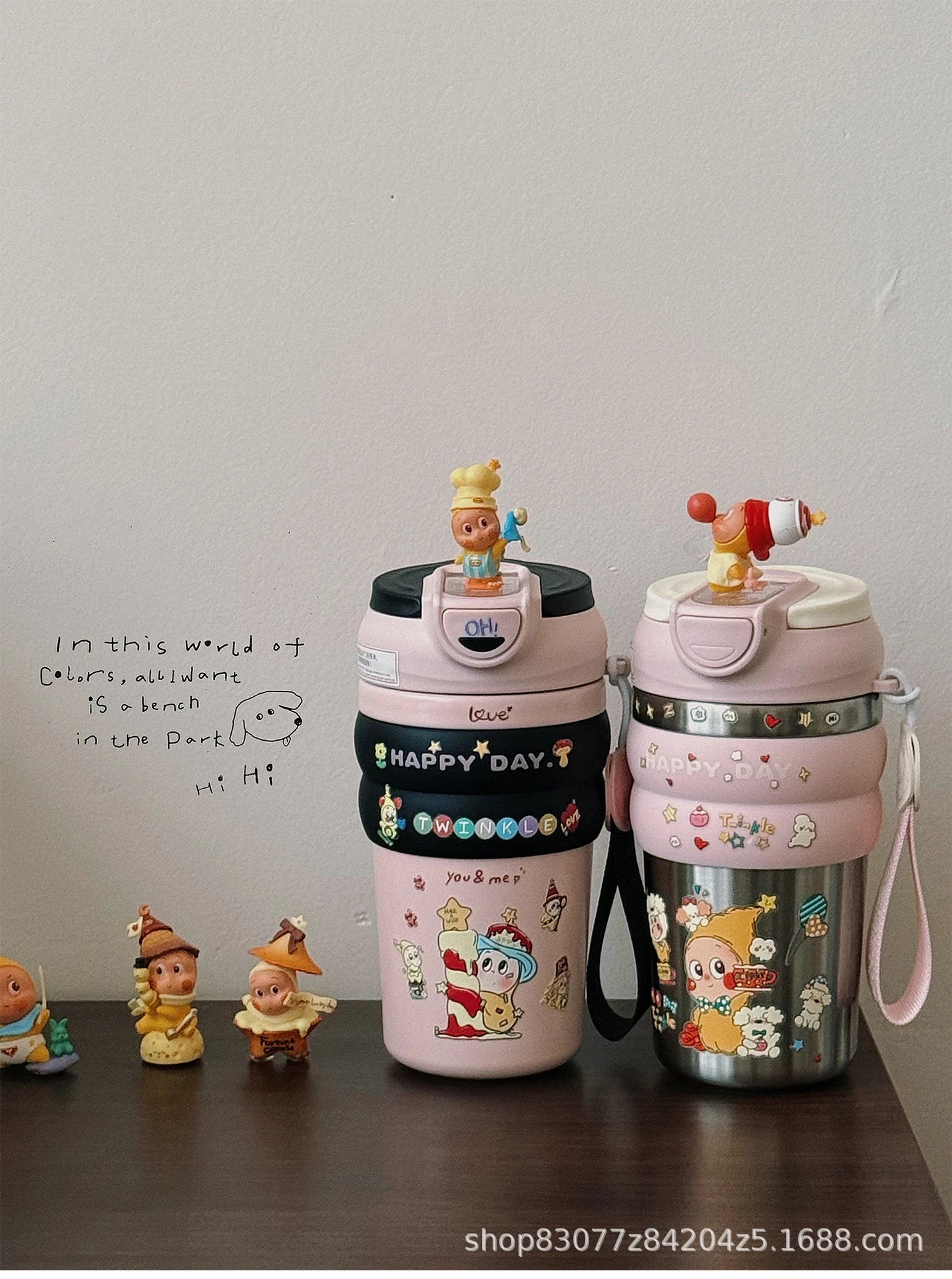 Design Twinkle x Custom Character Insulated Water Bottle Multicolor Electronics - 2