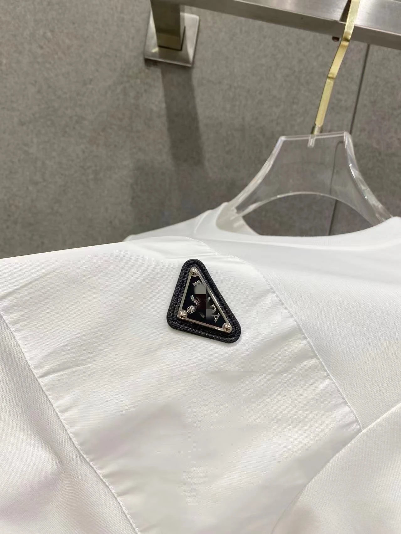 Prada Logo-Panel T-Shirt and Shorts Set Black - 4