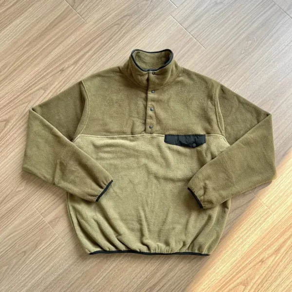 Patagonia Synchilla Snap-T Fleece Pullover Gray Tops - 23