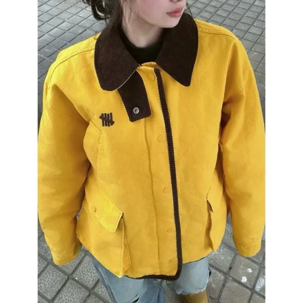 C.P. Company Quilted Field Jacket Olive Green / Yellow / Gray Outerwear - 12
