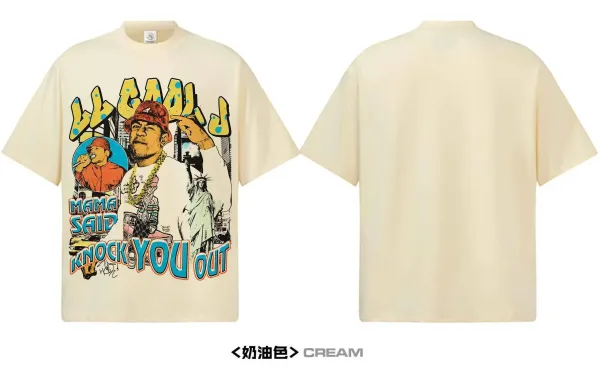 Design Lil' Cease 'Mama Said Knock You Out' Graphic T-Shirt Black - 14