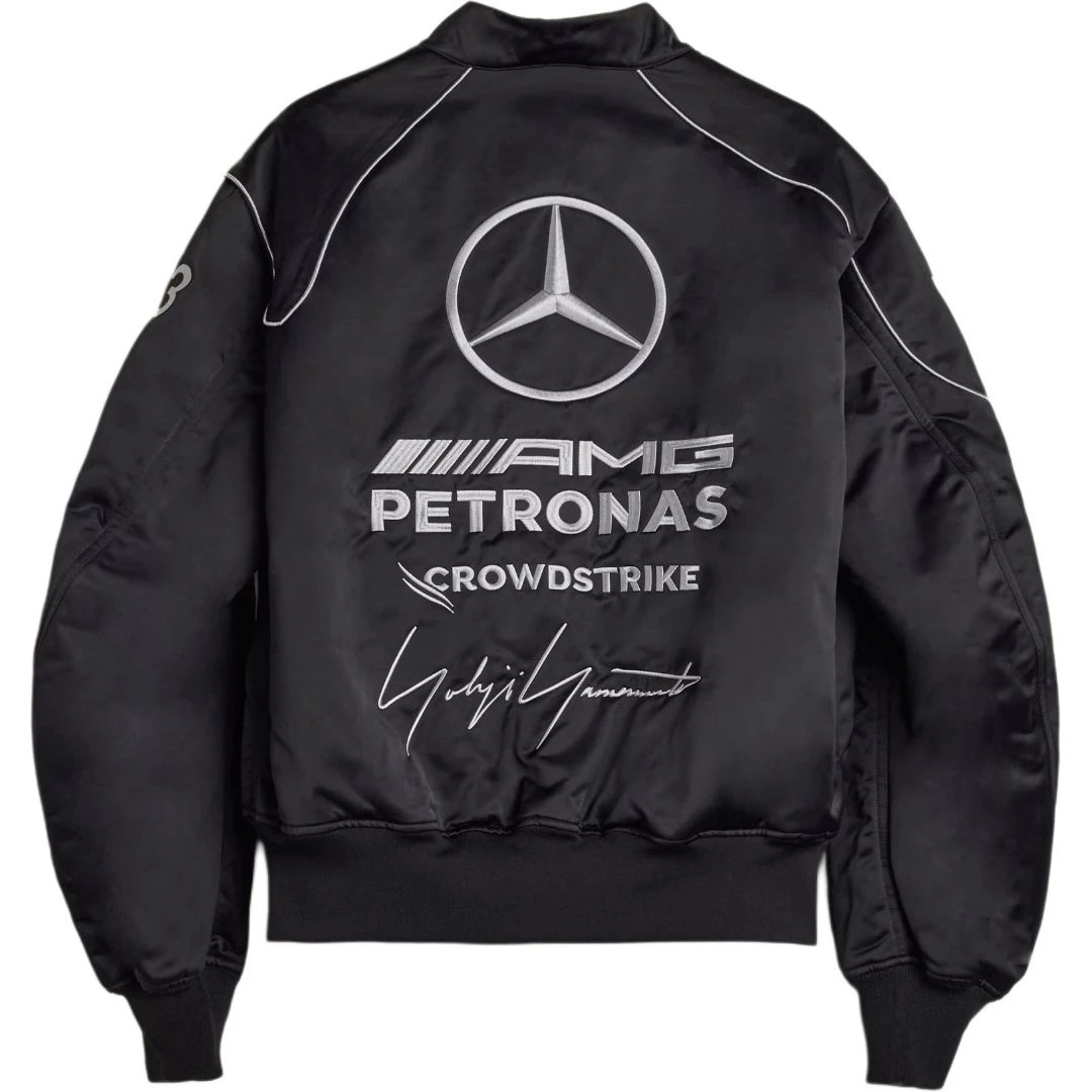 Adidas Y-3 Mercedes-AMG Petronas F1 Team Racing Jacket Black Outerwear - 4