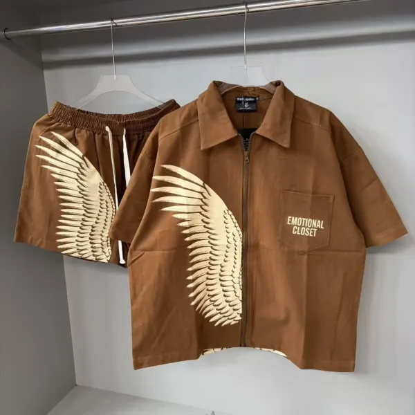 Design Embroidered Script Shorts Black - 9