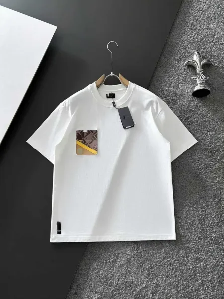 Fendi FF Logo Patch T-Shirt White - 1