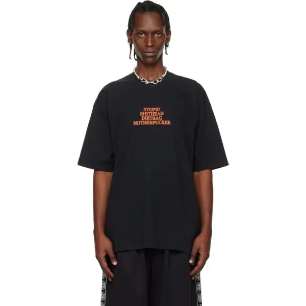 Design Graphic Print Oversized T-Shirt Gray - 7
