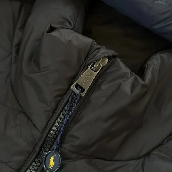 Polo Ralph Lauren Down Jacket Black Outerwear - 34