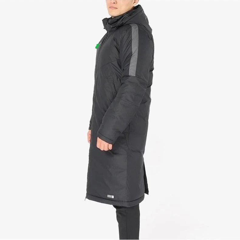 Nike Technical Parka Black with Green Swoosh Outerwear - 5