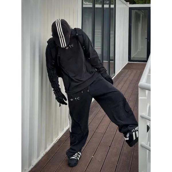 Adidas Originals T-Shirt with Triple Logo Black - 9