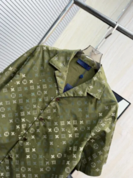 Louis Vuitton Monogram Silk Pajama Set Army Green - 8