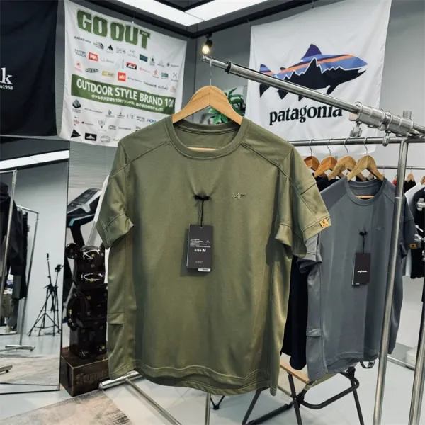 Arc'teryx Alpha FL T-Shirt Olive Green T-Shirt - 3