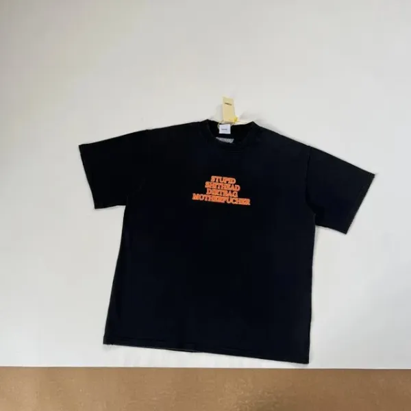 Design Graphic Print Oversized T-Shirt Gray - 13