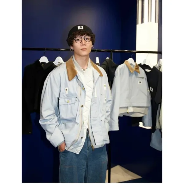 Carhartt Work In Progress Carhartt WIP Chore Coat Beige Outerwear - 11