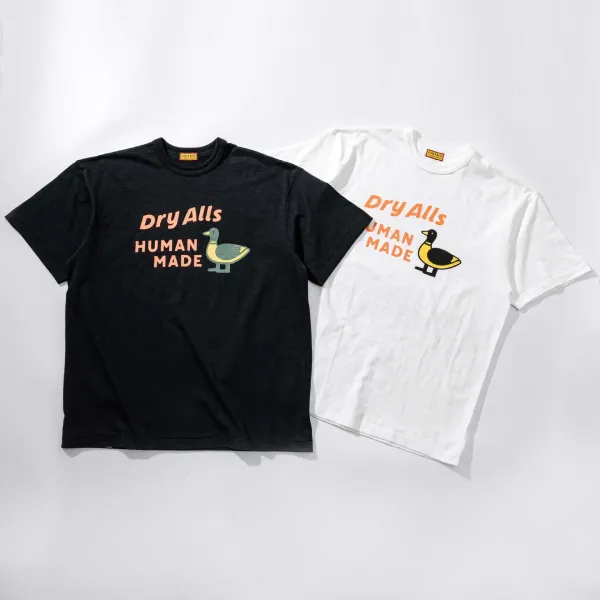 Human Made Dry Alls Duck Graphic T-Shirt White - 5
