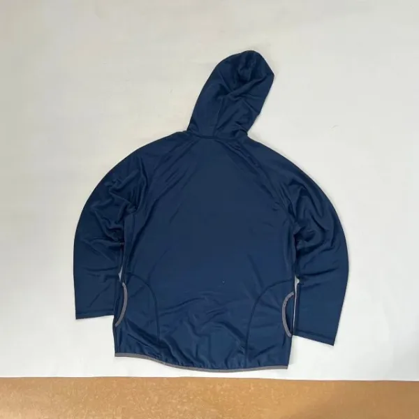 Design Hooded Long-Sleeve Top Black Hoodie - 22