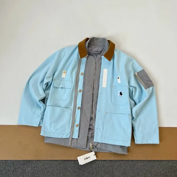 Carhartt Work In Progress Carhartt WIP Chore Coat Beige Outerwear - 19